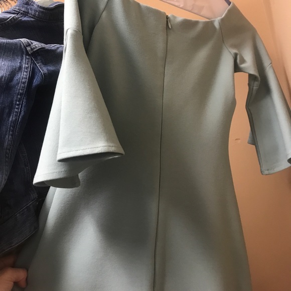 Sage Green Cocktail Dress - Picture 5 of 6